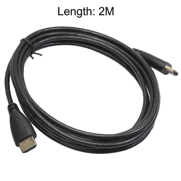 1,5m-5m HDMI-kabel Han-kontakt Adapterkabel Svart