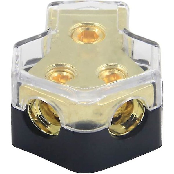 2 Way Power Distribution Block, 0/2/4 Awg Gauge In