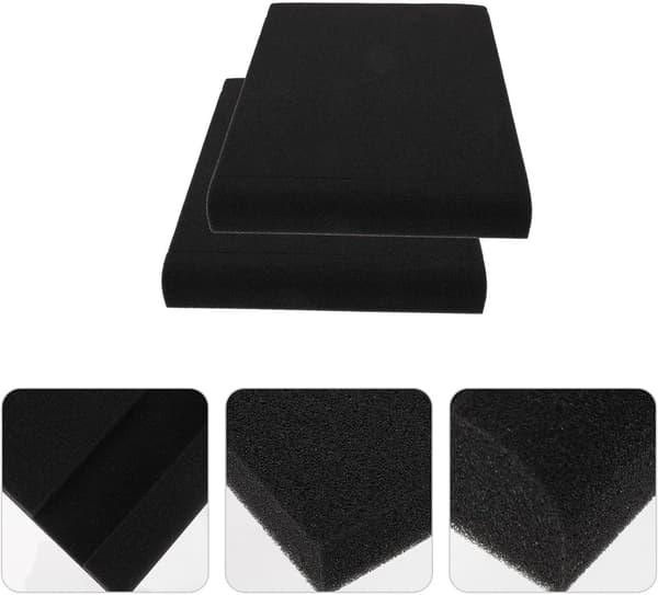 Høyttaler Akustiske Isolasjonsputer 2 Sett Polyuretan Lydisolerende Puter 33X27X4Cm
