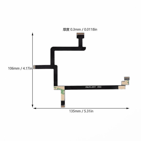 Standard Gimbal Yaw & Roll Arm Reparationskit för Phantom 3