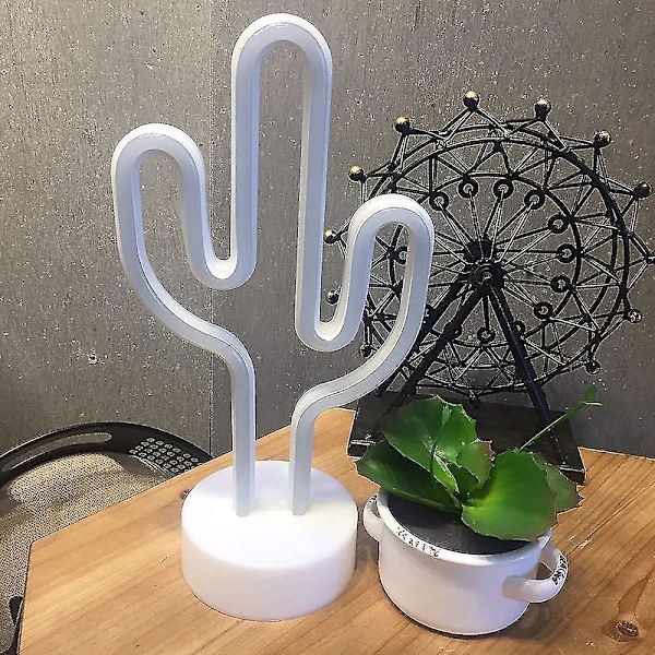 Kaktuslampor Neonljus LED Kaktus Nattlampor Rumdekor