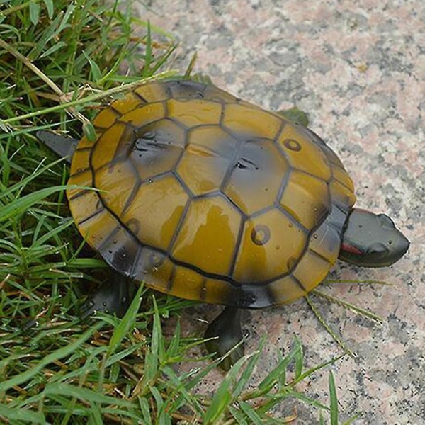 Elektrisk Rc Fjernbetjening Skildpadde Robot Infrarød Simulering Skildpadde Naturtro Crawl|rc Dyr