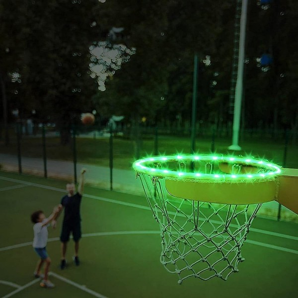 LED-ljusande basketramljus utomhus Batteridriven