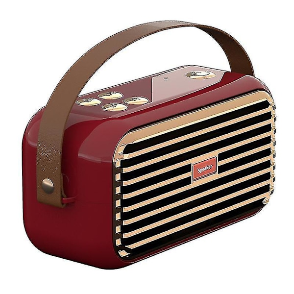 Bluetooth Højttalere Retro Trådløs Lille Stereo Ornament Højttaler Funky Gave