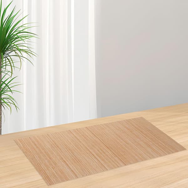 Bordslöpare i bambu 30 cm bred Naturmaterial i bambu Khakifärgad Klippbar Slät