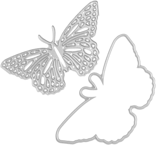 Fjäril Kolstål Skärform DIY Scrapbooking Präglingsform