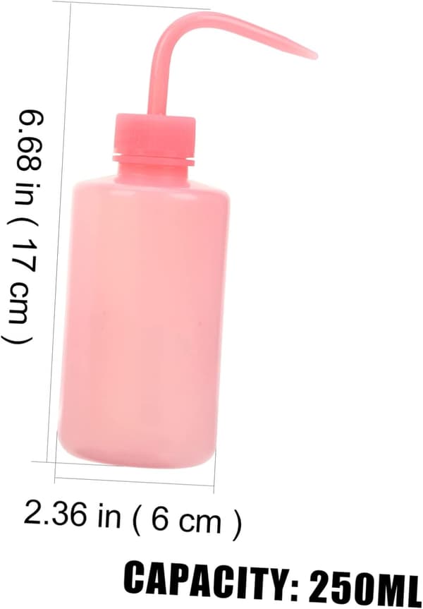 3 st 250 ml ögonfransrengöringsflaskor läckagesäkra tomma rengöringsflaskor