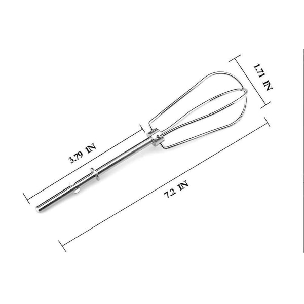 4 st Handmixer Turbo Vispar för W10490648 Khm2b Ap5644233 W10240913 Ap5644233 Ps4082859