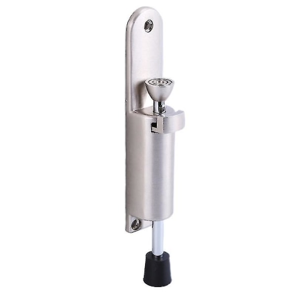 Hjemmefodbetjent Kickdown Dørstopper En-tryks Flip Dørholder Lydløs Buffer Brushed Nickel