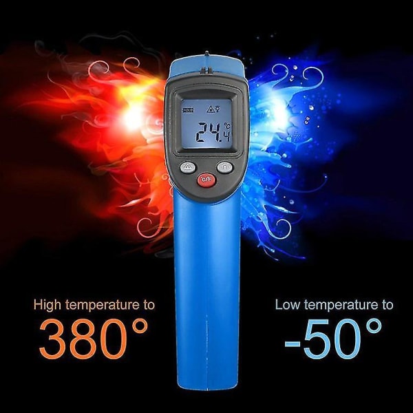 Kosketukseton LCD-laserinfrapunainen digitaalinen lämpömittarianturi
