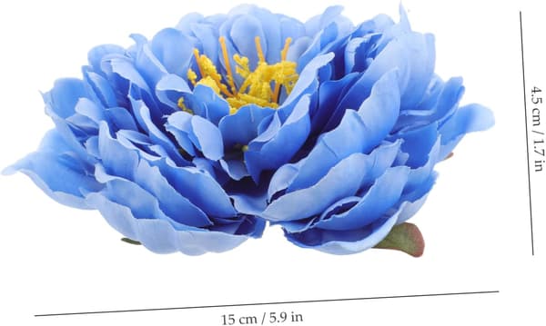 Simulert Peonblomst Hårnål Blomster Hårspenne Bryllupshårtilbehør til Fest