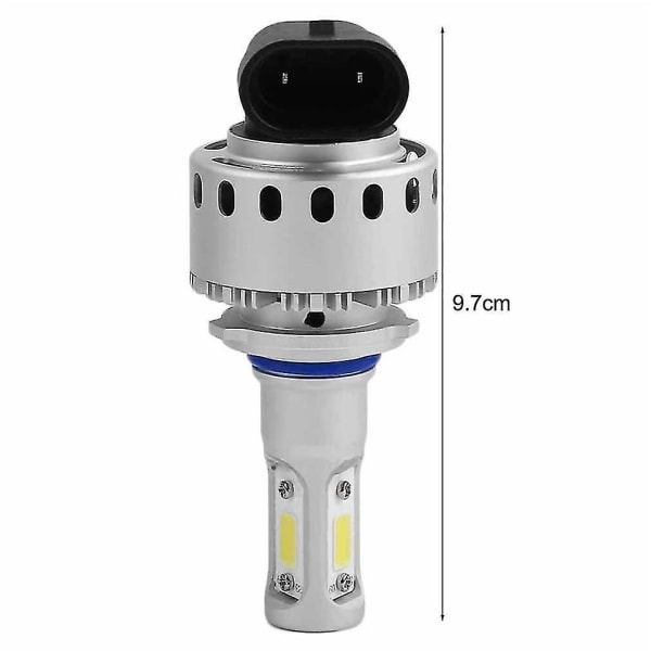 2 kpl 9005 COB-siruinen ajovalot LED-autolle 12000lm