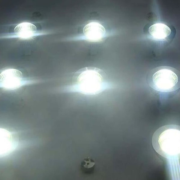 9 stk 12W LED lyspære Spotlight 1200lm MR16 COB Dæmpbar