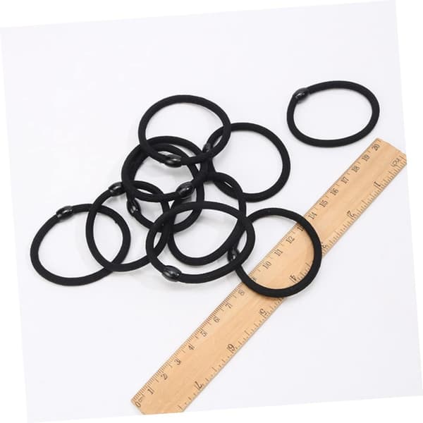 Elastiske hårstrikker Elastiske hårbånd 8 stk 5,5 cm diameter tykk gummi for kvinner jenter daglig bruk