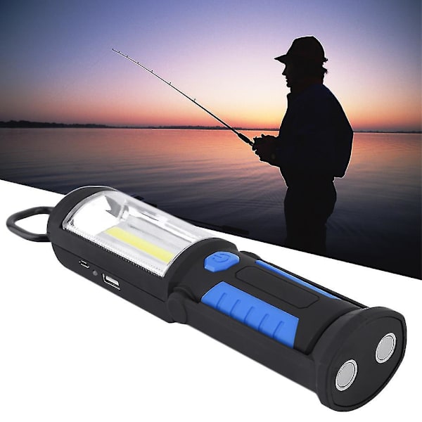 1 LED 1 COB Udendørs Fiskeri Lys Magnetisk Nødlys Lommelygte