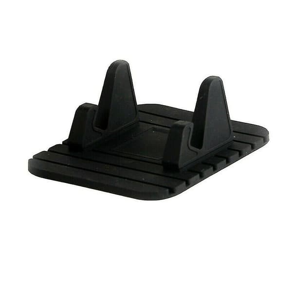 Antislip måtte 11*9*4cm Tilbehør Sort Bil Instrumentbræt Hjem Multi-brug (sort) (1 stk)