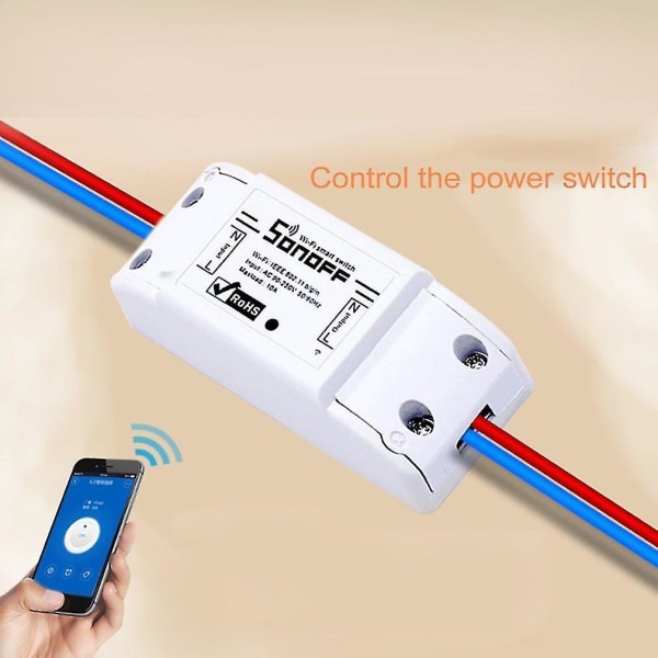 Sonoff Wifi Wireless Smart Switch Module Abs Shell Socket