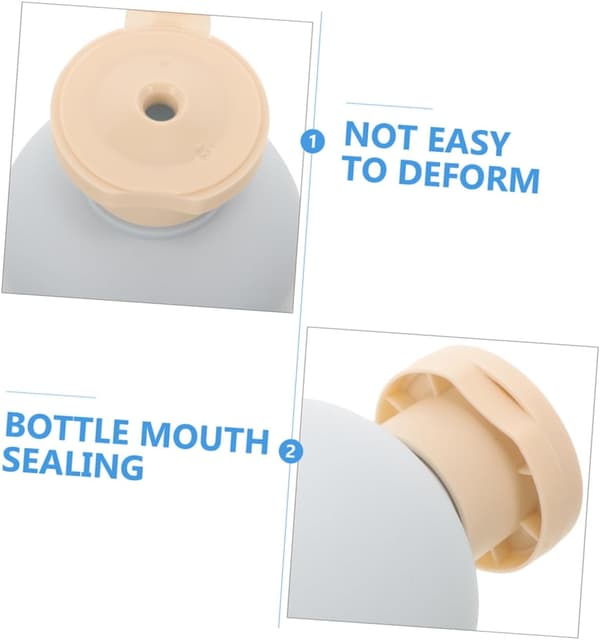 2 st resevätskebehållare påfyllningsbara schampo- och lotionflaskor 300 ml