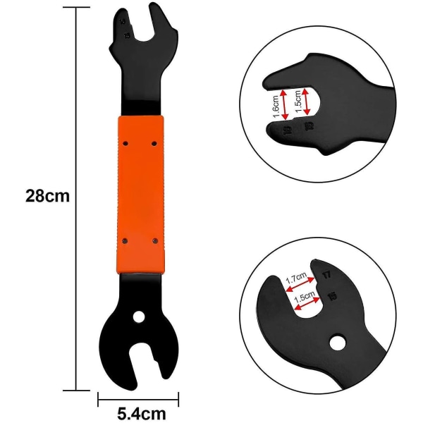 Cykelpedalnyckel Demonteringsverktyg för mountainbikereparation