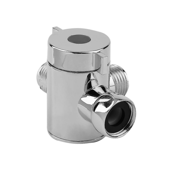 Chrome 3-veis T-adapter Vannventil Diverter Separator