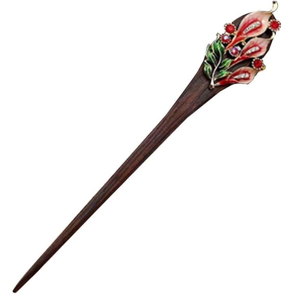 Vintage Hiustarvikkeet Koristeelliset hiusneulat Stick Fork Hair Chopstick, Leaf