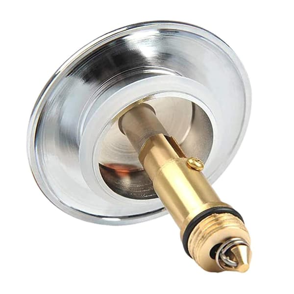 Metallisk Avløps Plugg Vask Sil Strainer Stopper Badekar Plugg Justerbar Diameter 1.7''