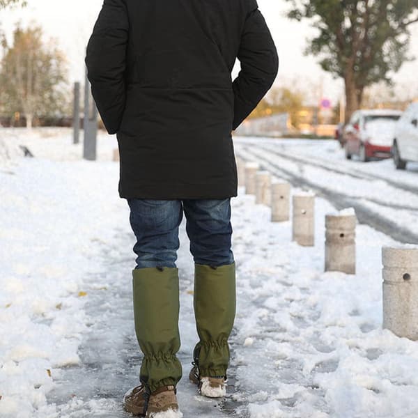 Sand- och snödamasker Utomhusbenskydd för klättring Vinterbenskydd