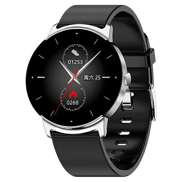 Smartwatch Armband Hjärtfrekvens Blodtryck Blodsocker NFC Access Control KS02 Smart Silver