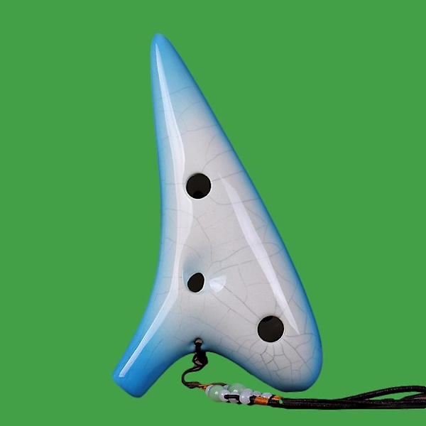 12 Hulls Gradient Blå Ocarina