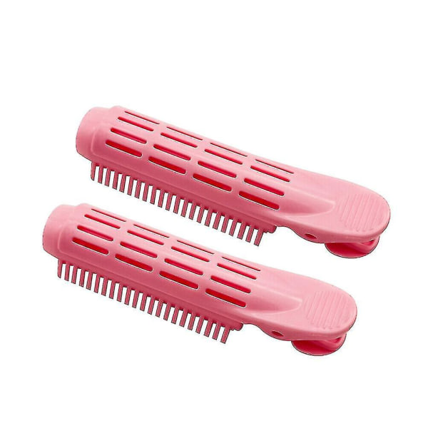 Volymgivande hårrotsklämma Fluffigt hårklämma Hårrotsrullare Wave Fluffy (3st-rosa)