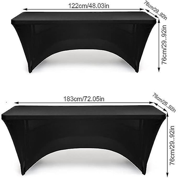 4ft Venytyspöytäliina Suorakulmainen Spandex Lycra Istuvuus