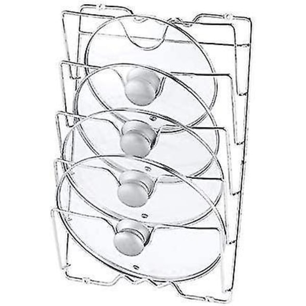 Pan Låg Opbevaringsstativ Vægmontering Multi Layers Pot Organizer