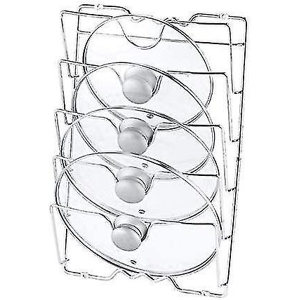 Vægmonteret Panderåg Opbevaringsstativ Multilag Pot Organizer