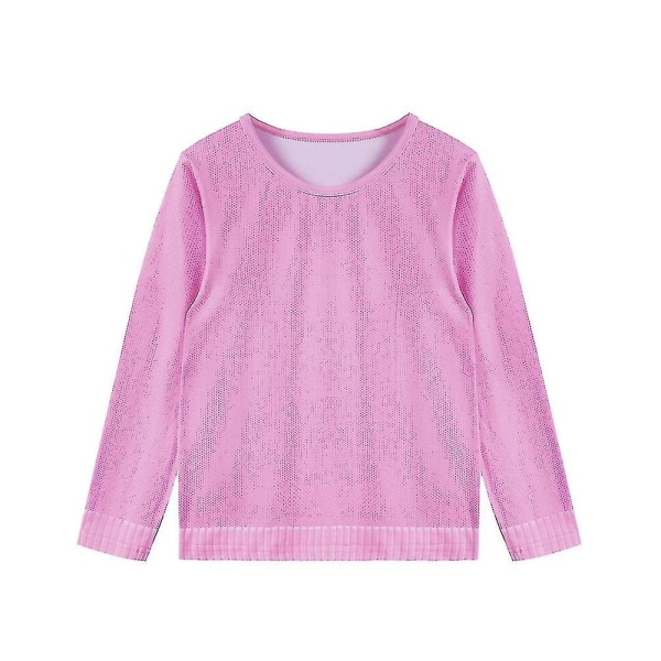 Turning Red Abby Performance Kostyme Jenter Fancy Up Antrekk Erme Topp Bib Dungaree Overall 10-12 Years