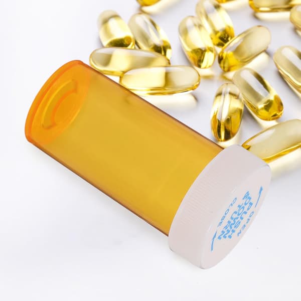 20 st bärbara pilleraskar tomma medicinflaskor i plast tablettdispenseringsflaskor