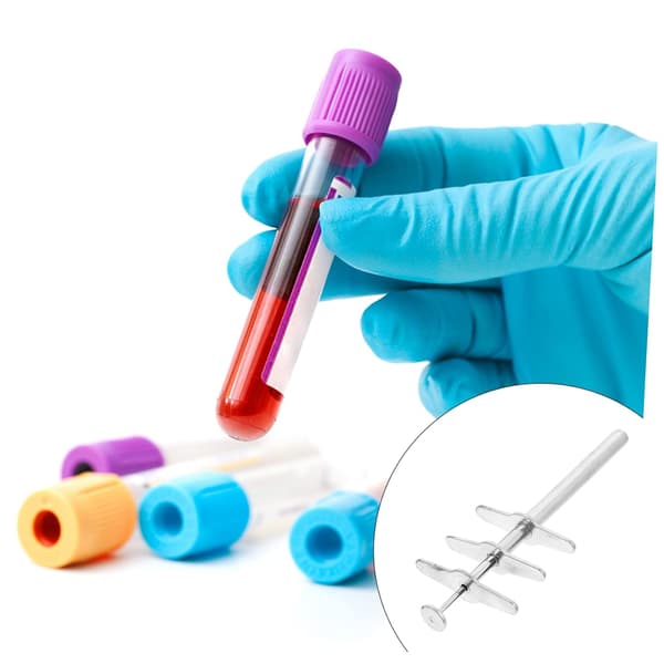 8 stk. gummipropphullstanser for laboratoriegummipropper laboratorieutstyr propp