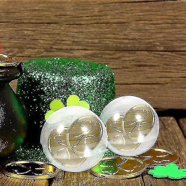 100 stk Plast Transparent Kuler Multifunksjonelle Vridde Runde Kuler Klare Fyllbare Grab Kuler Fra Kuolu 2.8X2.8cm