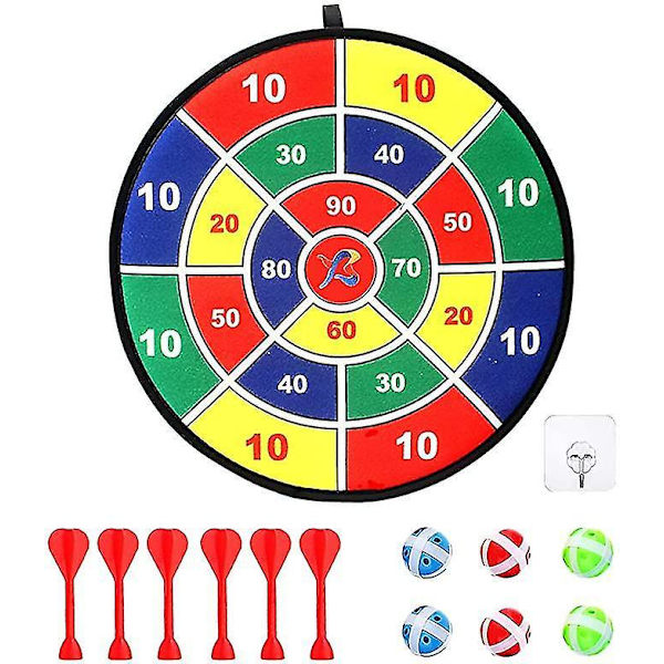 Säker Darttavla 30cm Spel Barn Velcro Darttavla 6 Bollar