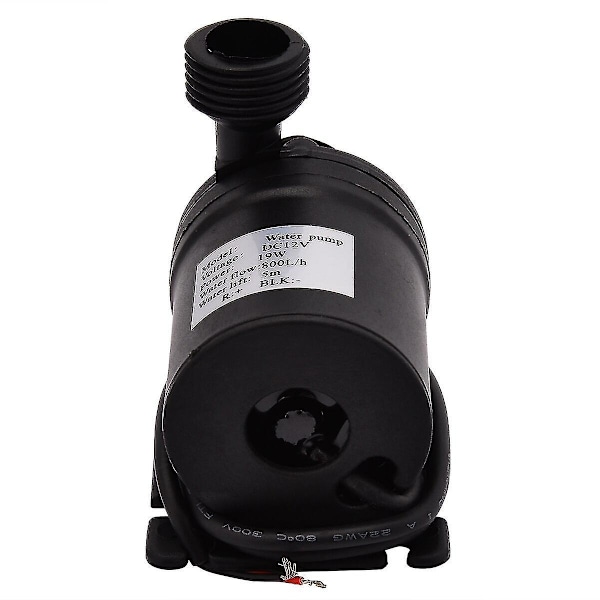 5m 800L/t DC12V Ultra Stille Mini Neddykbar Vannpumpe