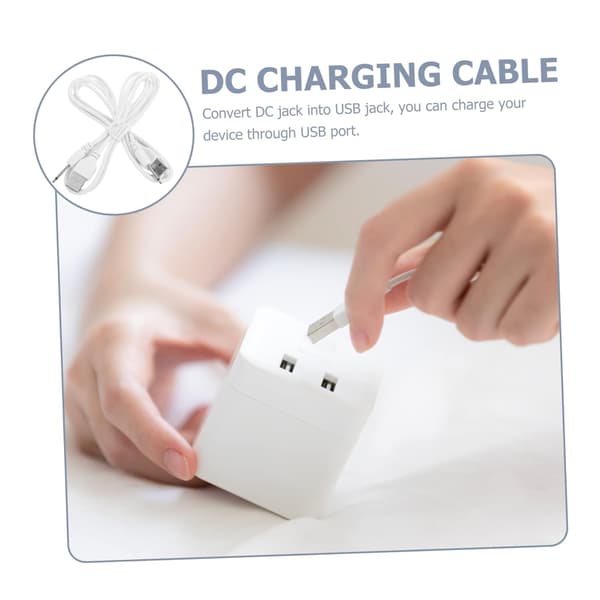 2st DC-laddningskabel DC till USB-omvandlarkabel för instrument USB-laddarkabelbyte