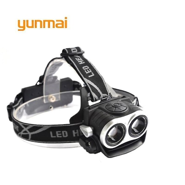 USB-drevet LED-forlygte Zoom 5000 Lumen T6 Pandebåndslampe