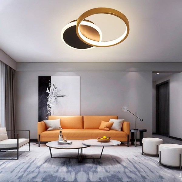 LED Loftlampe Cirkel 35cm Moderne Kunstnerisk Metal Akryl