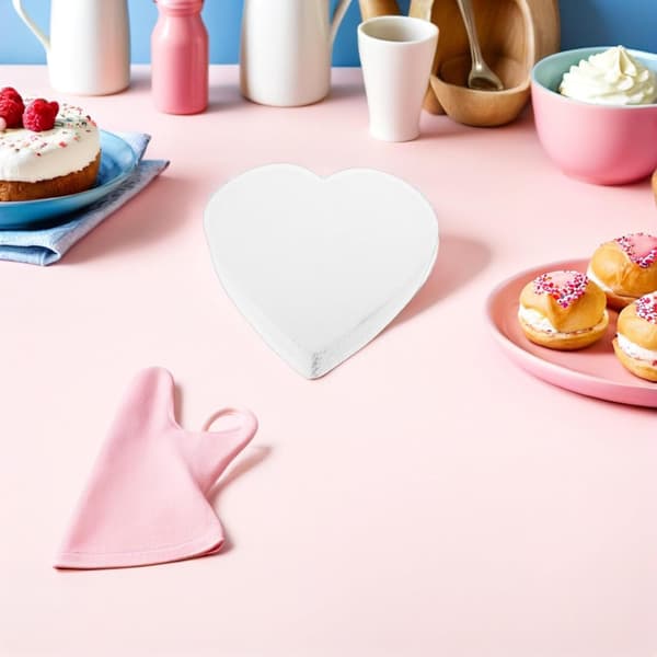 3 stk. bryllupskakemodell hjerte skumkake dummy display bursdagsdusj dekorasjoner