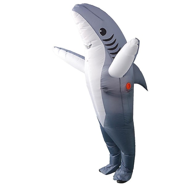 Oppblåsbart kostyme hai-spill Halloween Jumpsuit Voksen