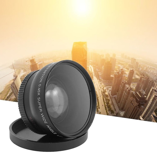 58mm 0.45x Wide Angle Macro Lens for 58mm Camera Lens