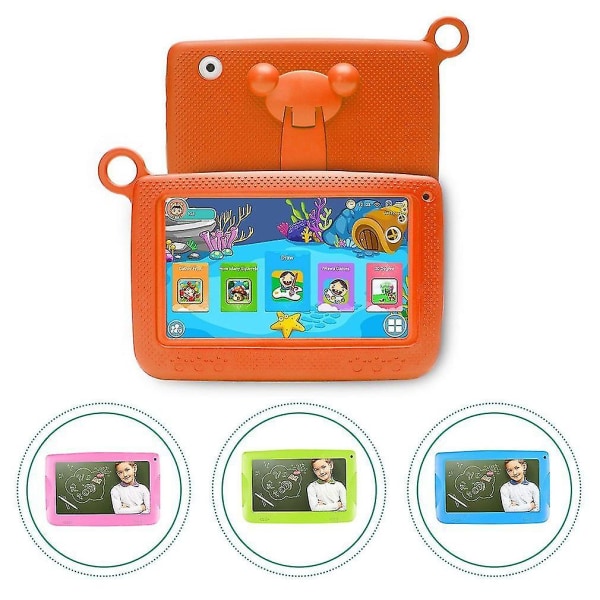Barnas 7 tommers nettbrett PC 512MB 4G A33 Quad Core Læring