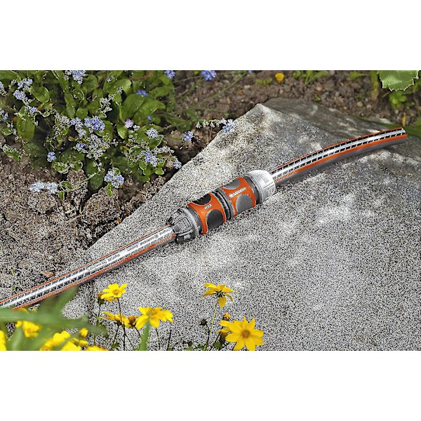 Kobling: Forbindelsesstykke til sikker slangeforbindelse, forbindelse af to slanger fra 19 mm (3/4) til 13 mm (1/2) (2931-20)