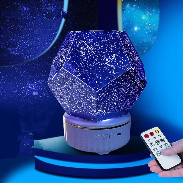 Star Galaxy Projector Starry Sky Light Bluetooth Børnegave