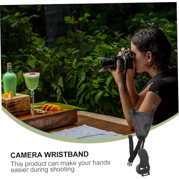 Sikkerhetskamera Håndleddsbånd Komfortabel Ergonomisk Design for Slr Dslr Kamera Håndstropper