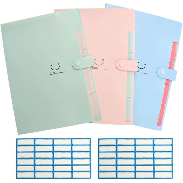 3packs Expanding File Folders Accordion Document Organiser , Expanding File Organiser A4 Folder Expa